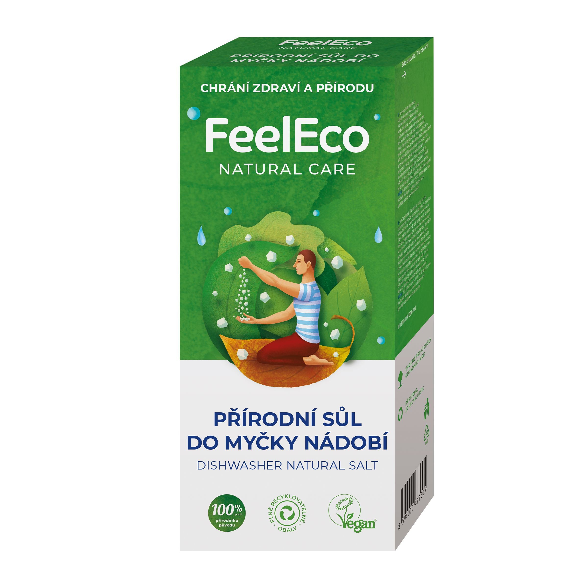 Drogerie a kosmetika - FeelEco Přírodní sůl do myčky 1000g