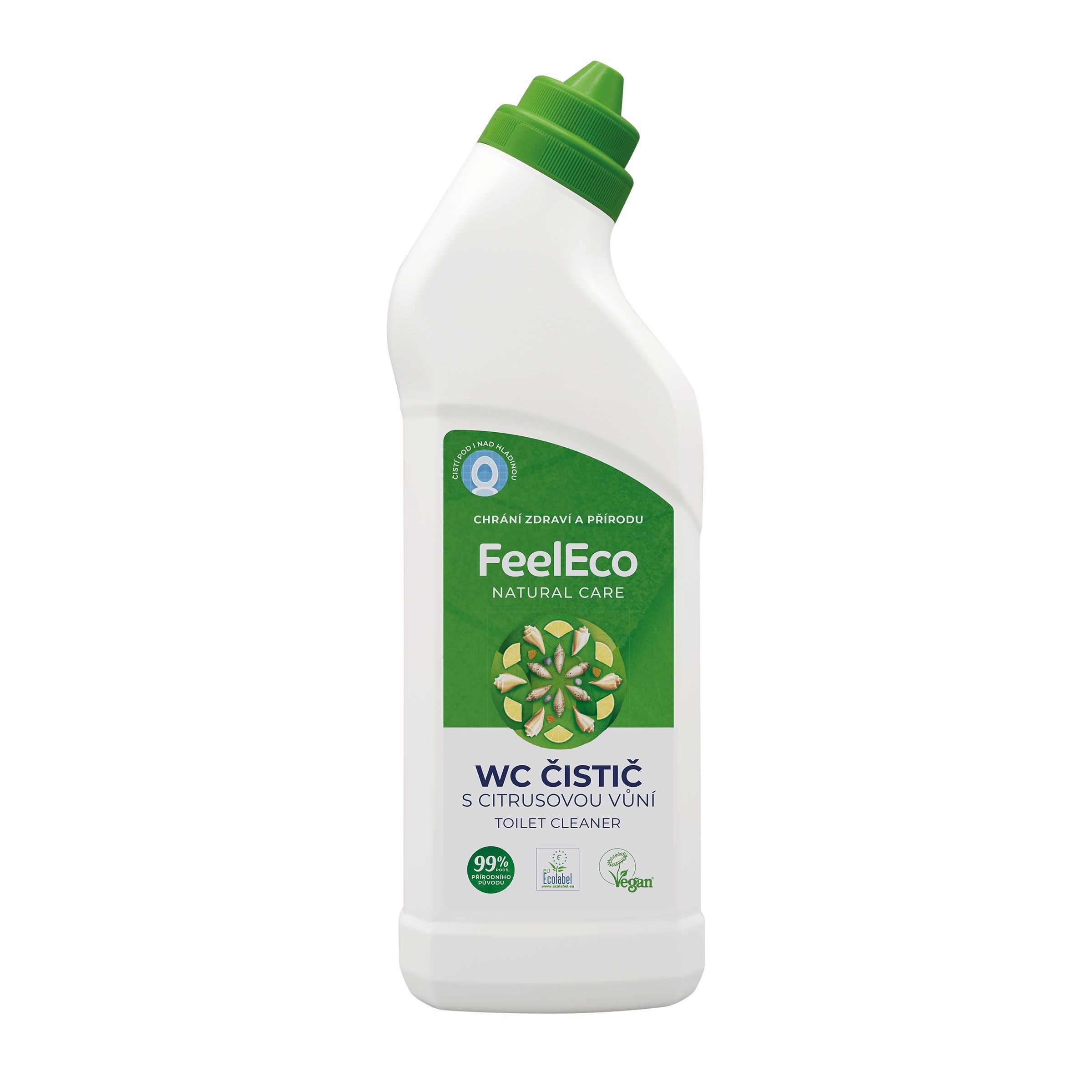 Drogerie a kosmetika - FeelEco WC čistič s citrusovou vůní 750 ml