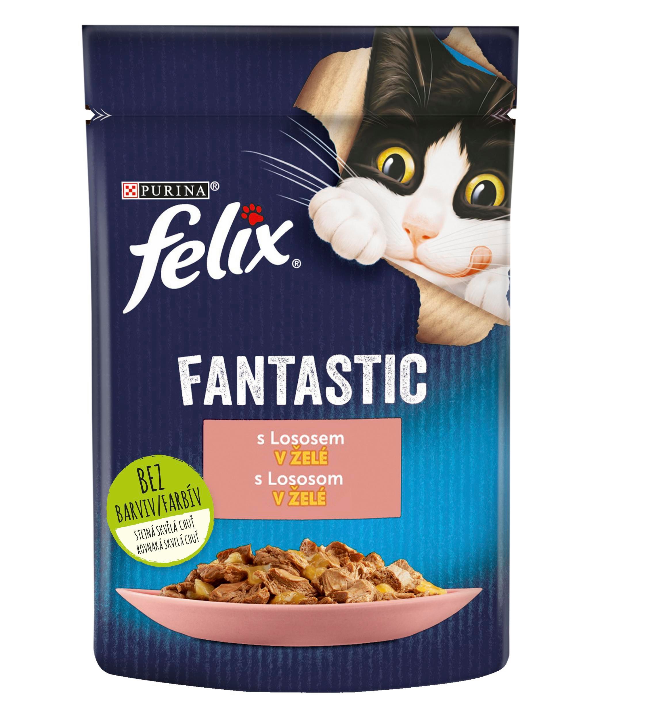 Svět zvířat - FELIX Fantastic kapsička s kuřetem v želé 85g