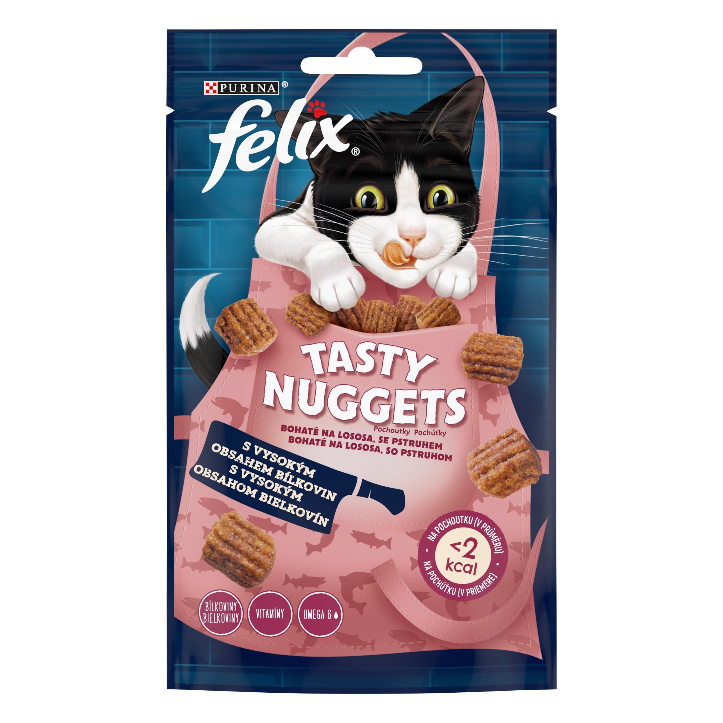 Svět zvířat - FELIX TASTY NUGGETS Salmon&Trout 50g