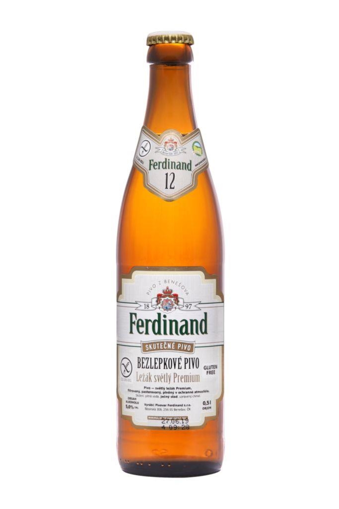 Nápoje - Ferdinand Světlý ležák premium bezlepkové 500 ml