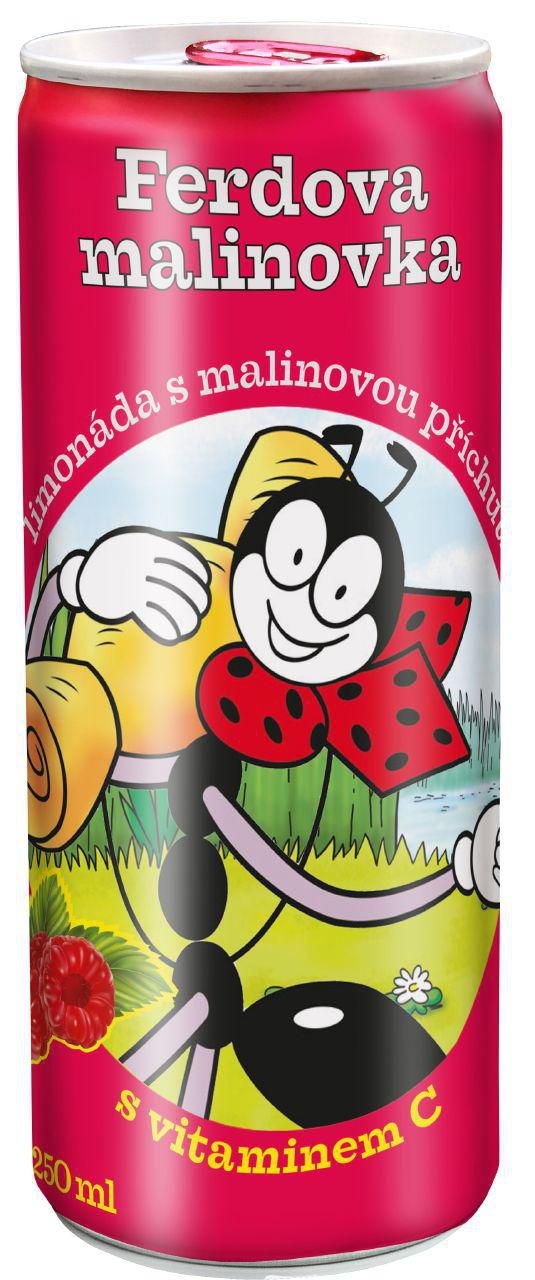 Svět dětí - Ferdova malinovka plech 250 ml