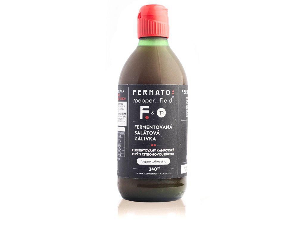 Trvanlivé potraviny - Fermato Fermentovaná rajčatová zálivka - fermentovaný pepř 340ml