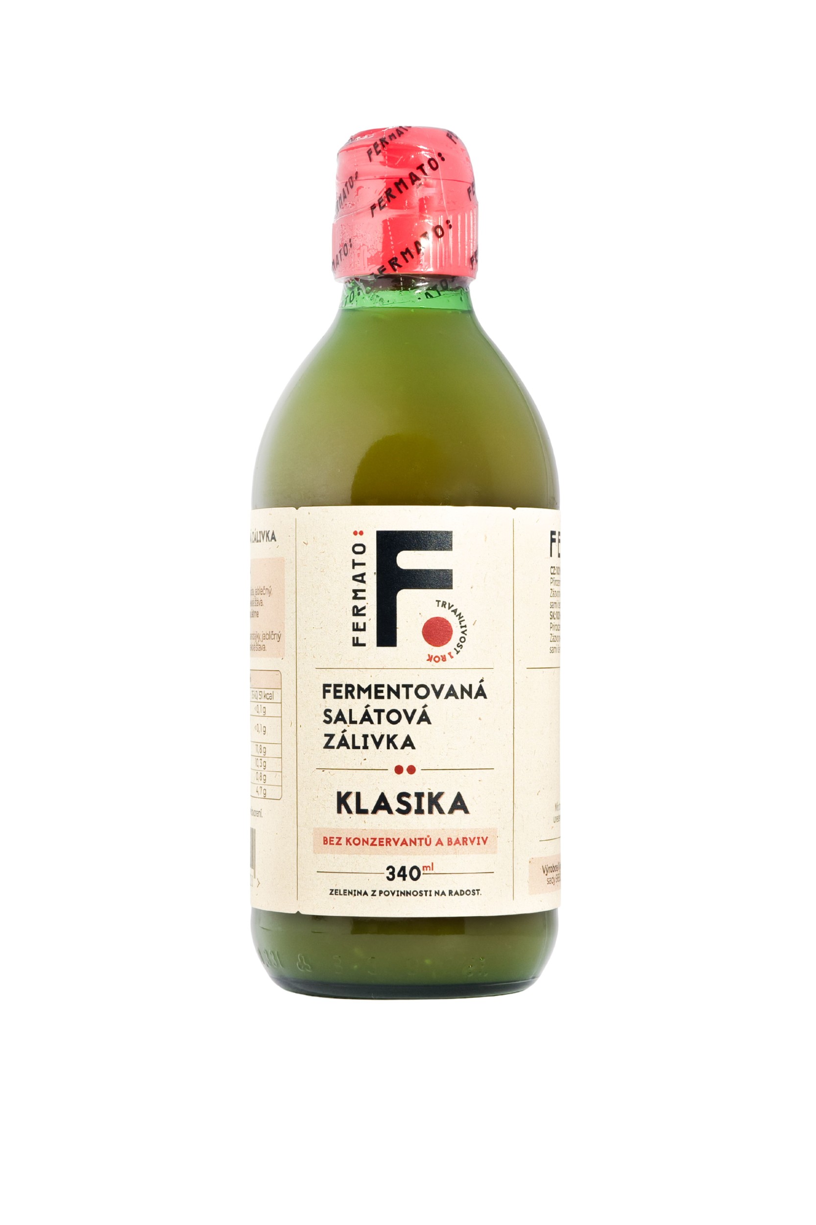 Trvanlivé potraviny - Fermato Fermentovaná salátová zálivka klasika 340 ml