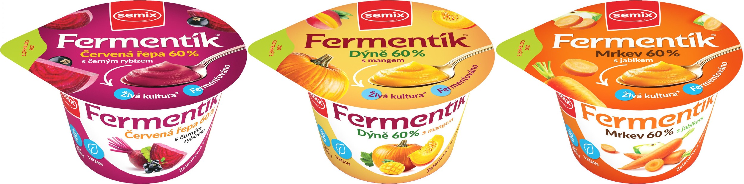Zdravý svět - Fermentík různé příchutě 150g