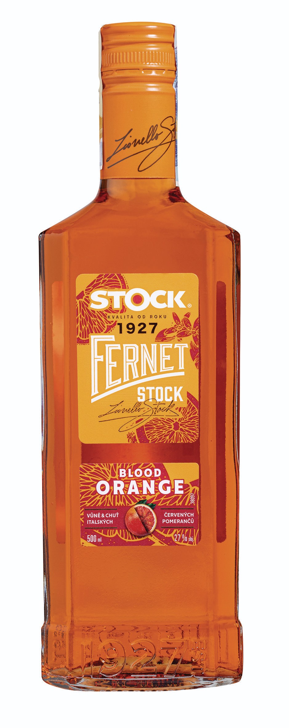 Fernet Stock Blood Orange 0,5 l 27%-0