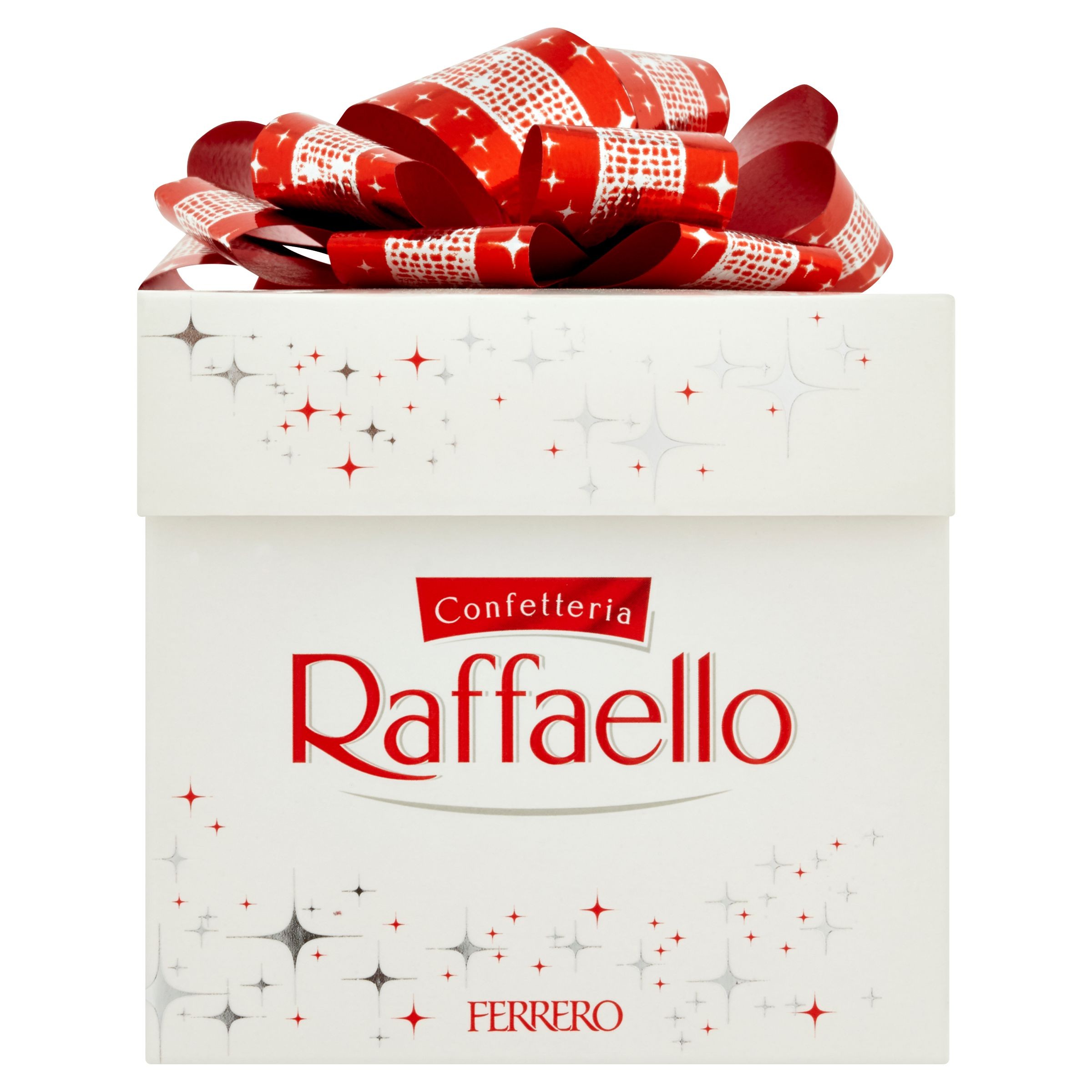 Trvanlivé potraviny - Ferrero Raffaello kostička Oplatka s náplní a celou mandlí zdobená strouhaným kokosem 70g