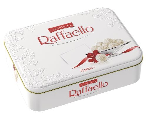 Trvanlivé potraviny - Ferrero Raffaello Křupavá oplatka zdobená strouhaným kokosem s celou mandlí uvnitř 300g