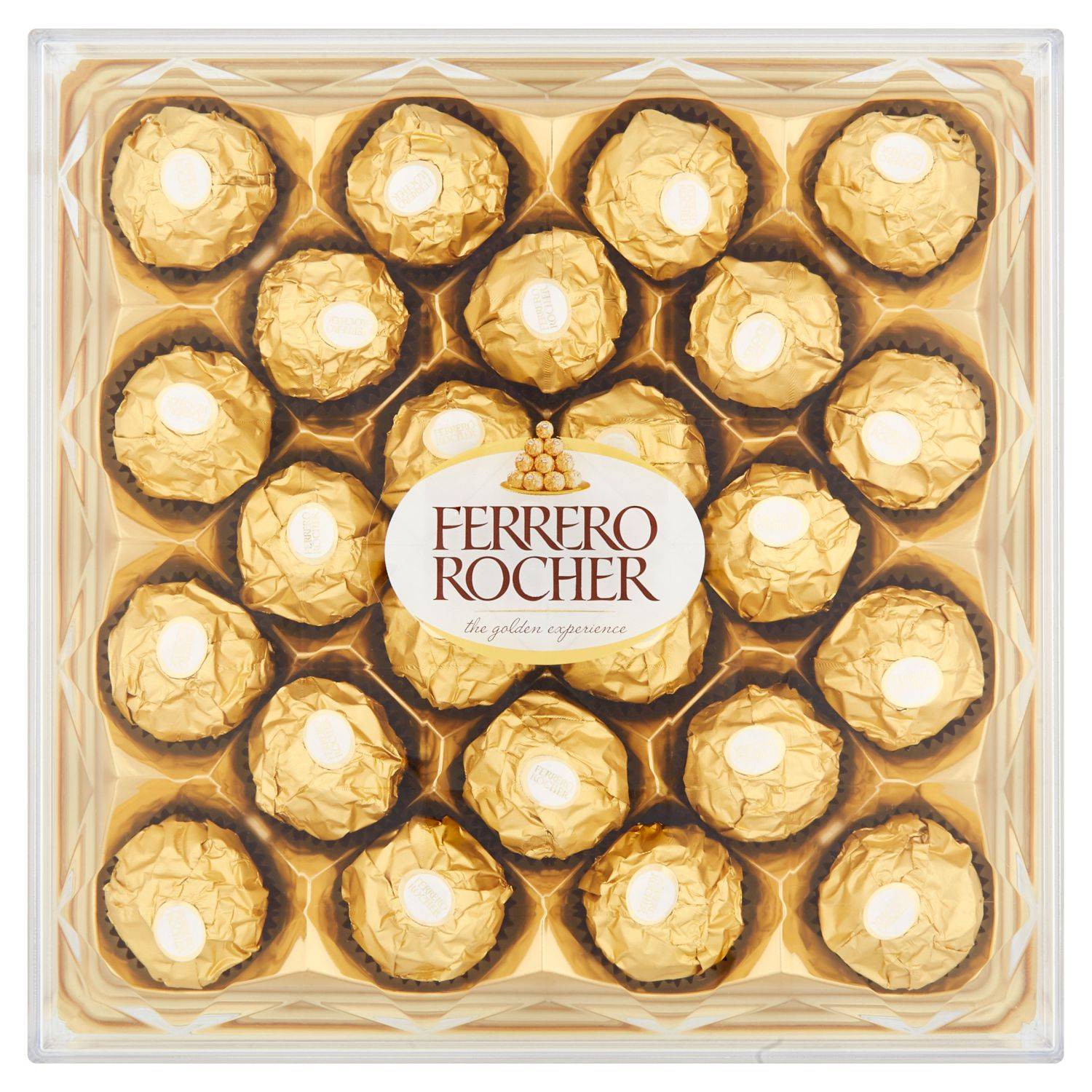 Trvanlivé potraviny - Ferrero Rocher diamant Oplatky s polevou z mléčné čokolády a drcenými lískovými oříšky 300g