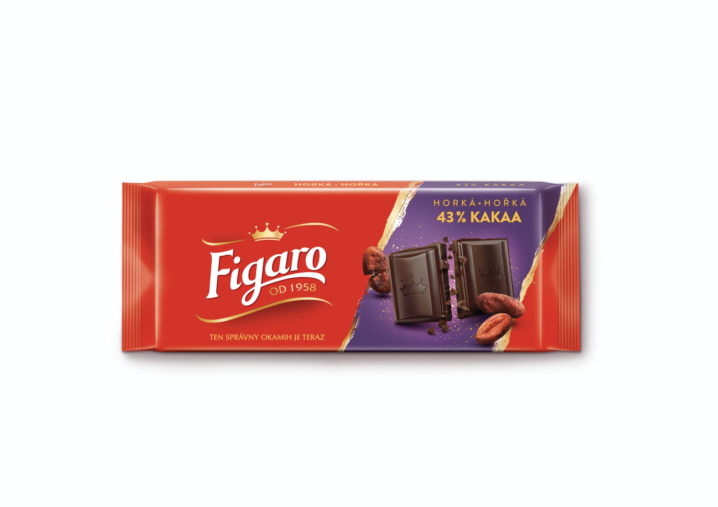 Trvanlivé potraviny - Figaro Čokoláda hořká 80g