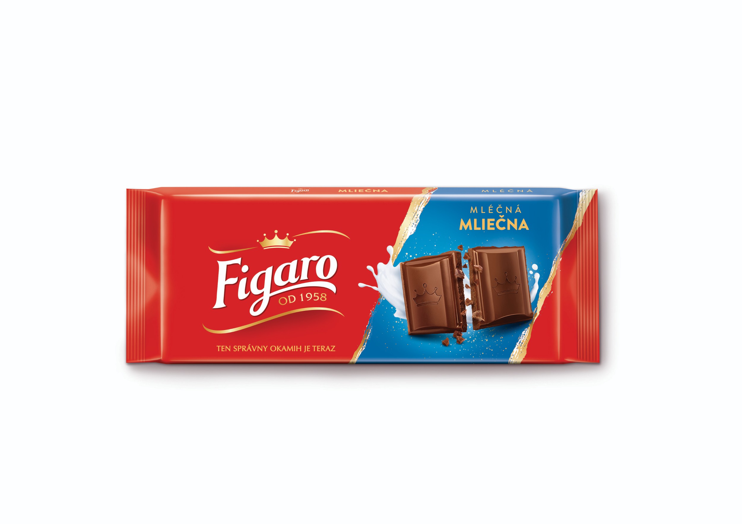 Trvanlivé potraviny - Figaro Čokoládová tableta milk 80g