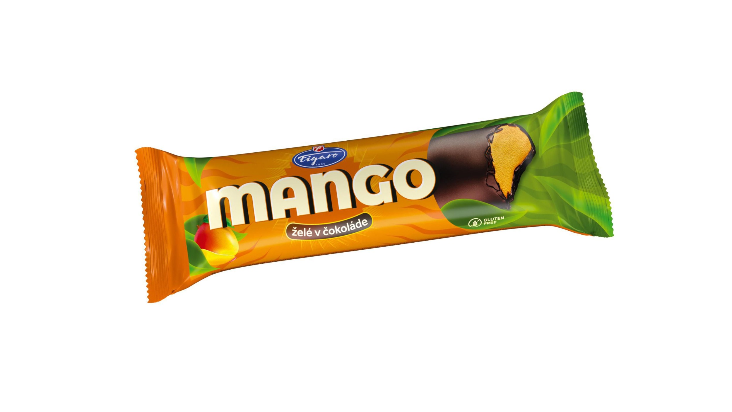 Trvanlivé potraviny - Figaro Mango Želé v čokoládě 40g