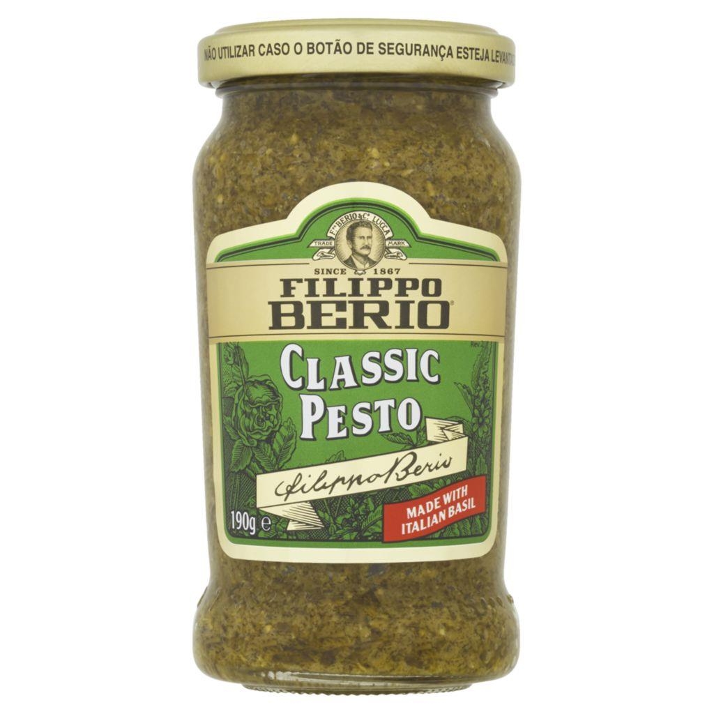 Trvanlivé potraviny - Filippo Berio Pesto Classic zelené s bazalkou 190 ml