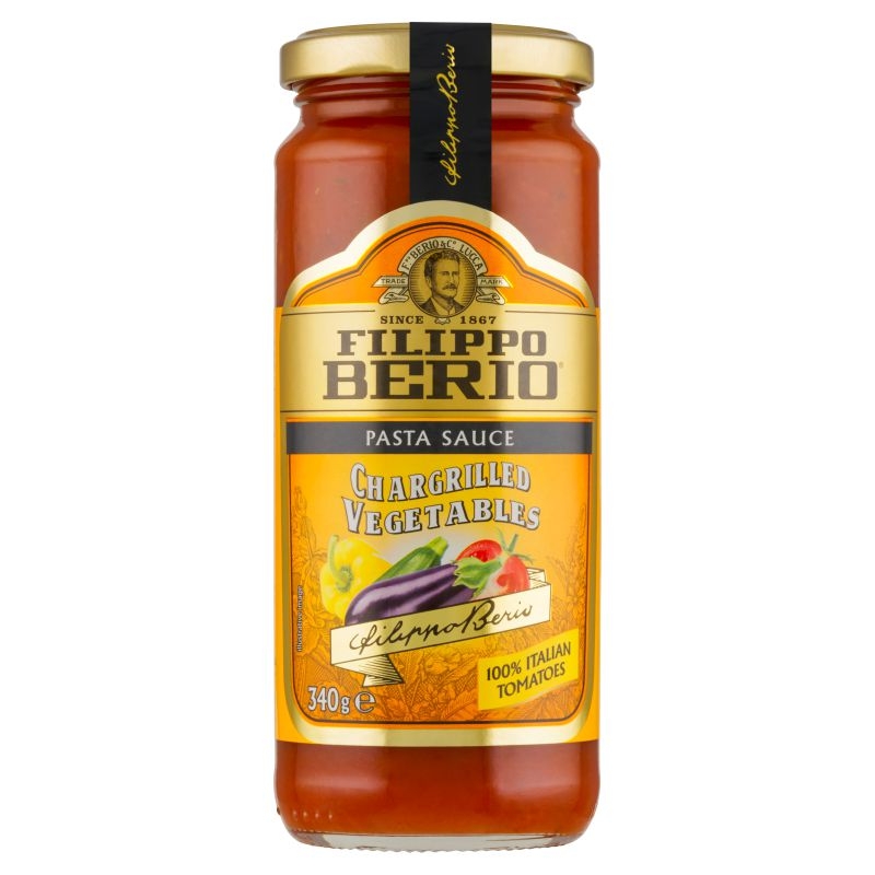 Trvanlivé potraviny - Filippo Berio Rajčatová omáčka s grilovanou zeleninou 340g