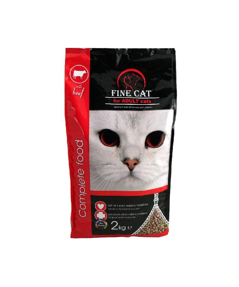Svět zvířat - Fine Cat Granule pro kočky s Hovězím 2kg