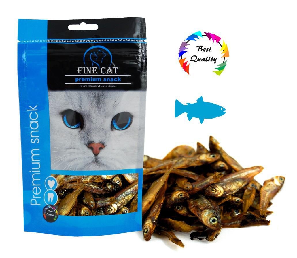 Svět zvířat - FINE CAT Rybička sušená 35g - DOYPACK