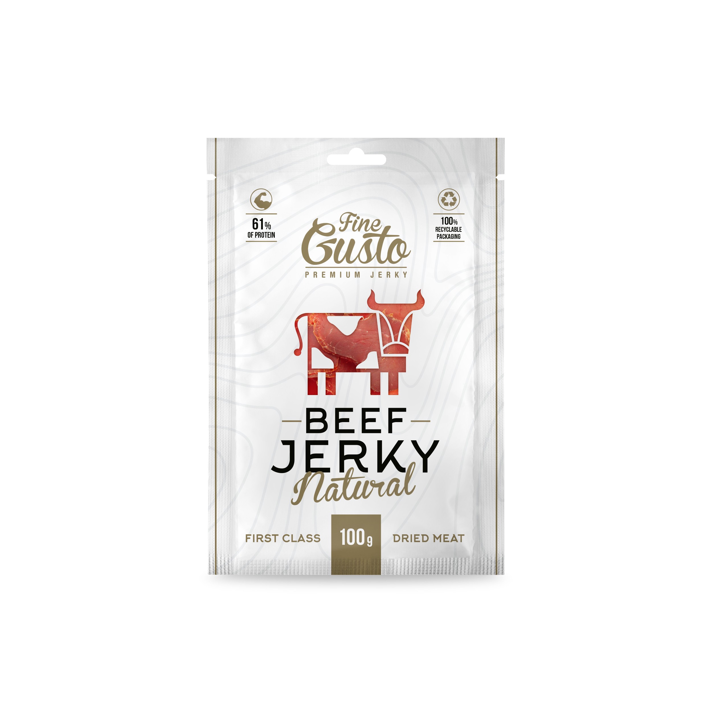Trvanlivé potraviny - Fine Gusto Hovězí jerky 100g