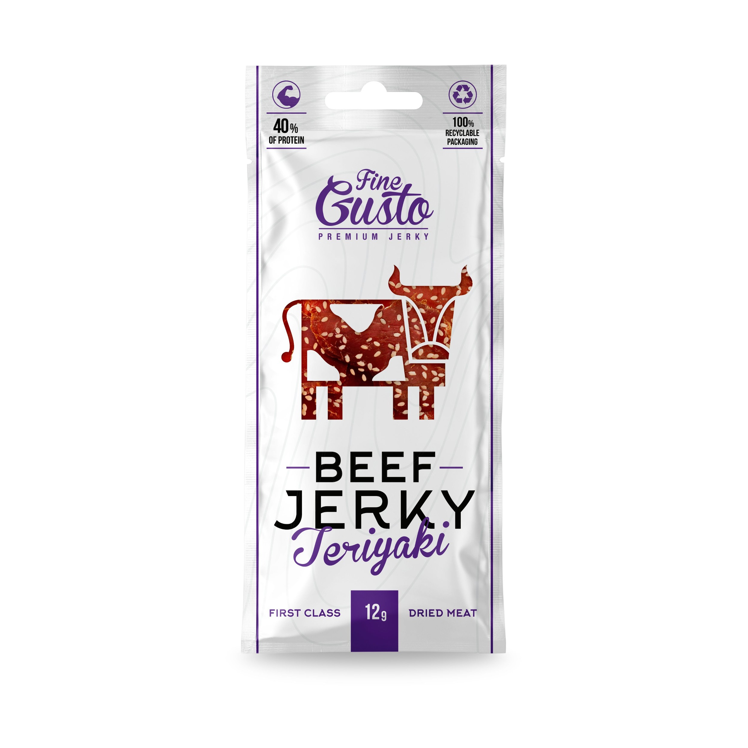 Trvanlivé potraviny - Fine Gusto Hovězí jerky Teriyaki 12g