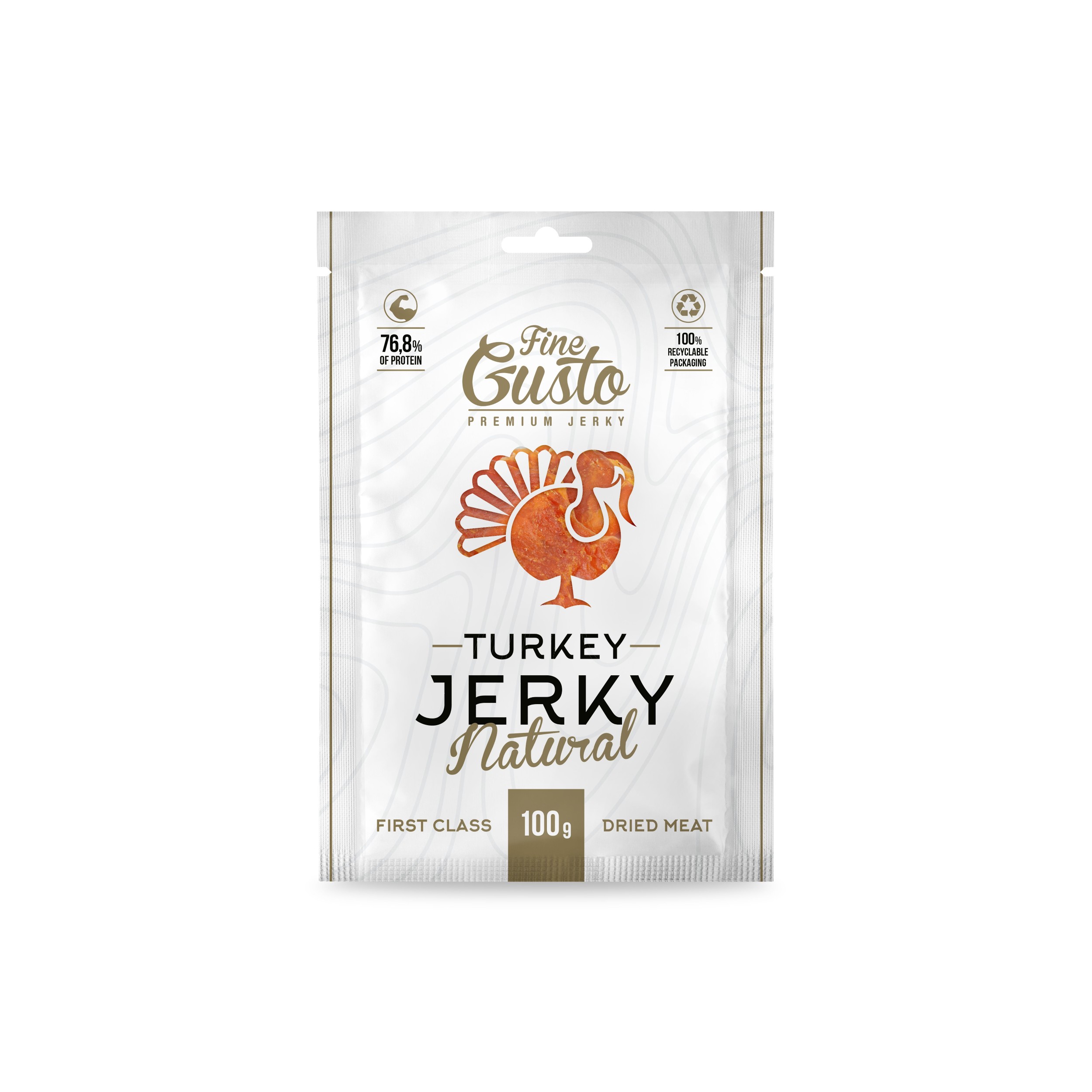 Trvanlivé potraviny - Fine Gusto Krůtí jerky 100g