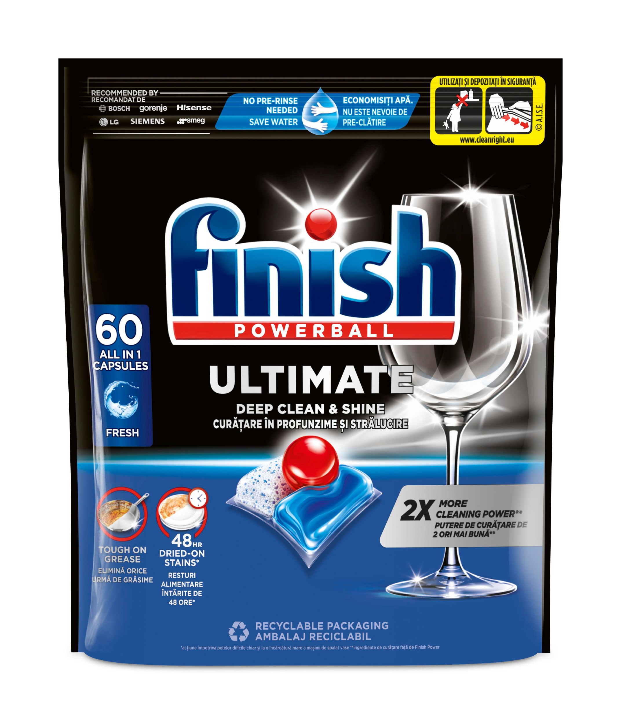 Drogerie a kosmetika - Finish Quantum Ultimate kapsle do myčky nádobí 750g 60 ks