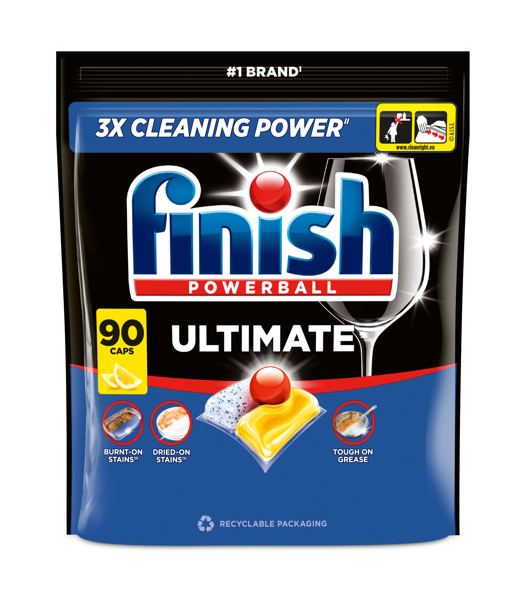 Drogerie a kosmetika - Finish Ultimate kapsle do myčky nádobí - Lemon 90 ks