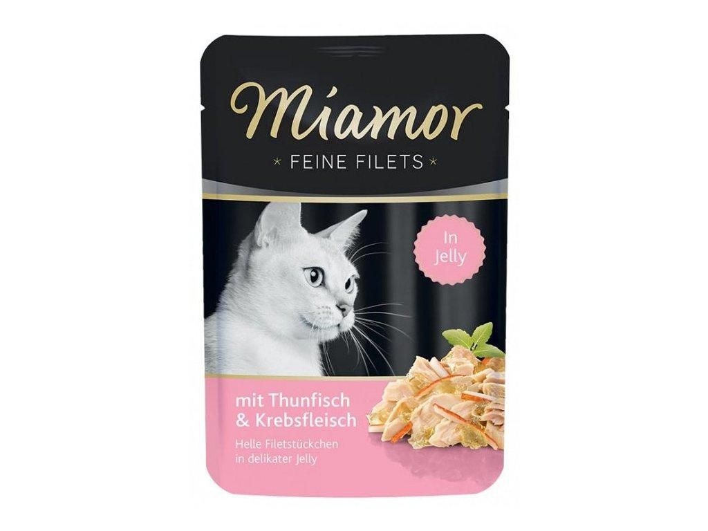 Svět zvířat - Finnern Miamor kapsička tuňák+krab 100g