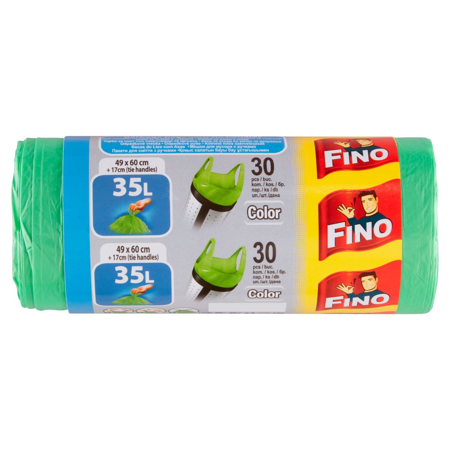Domácnost a Zahrada - Fino Color odpadkové pytle 35l x  30ks