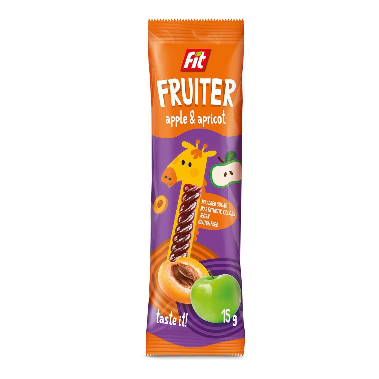 Zdravý svět - Fit FRUITER jablko+meruňka 15g