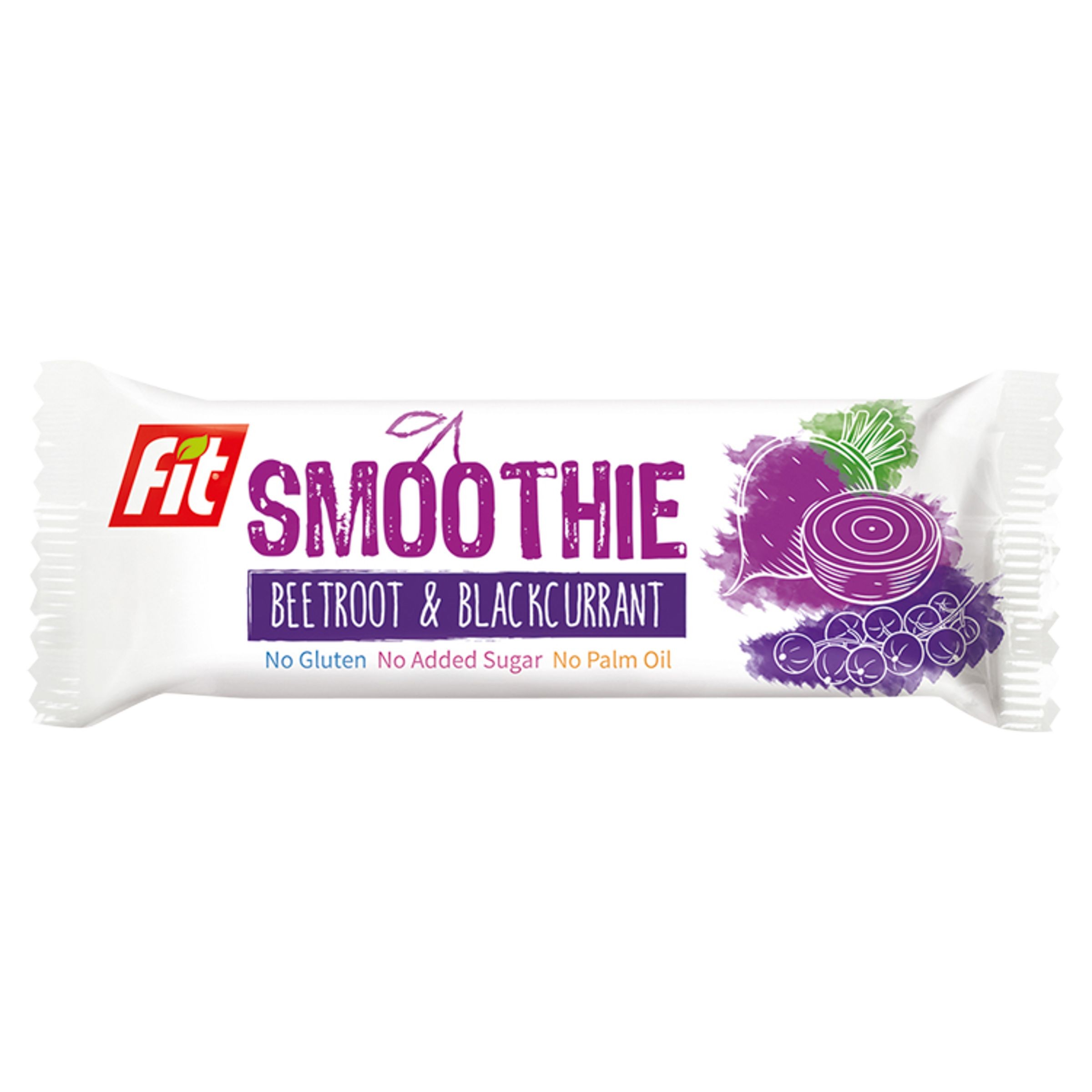Trvanlivé potraviny - Fit Smoothie Tyčinka s červenou řepou a černým rybízem 32g