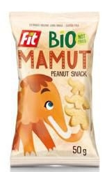 Trvanlivé potraviny - Fit snack BIO mamut arašídový 50g