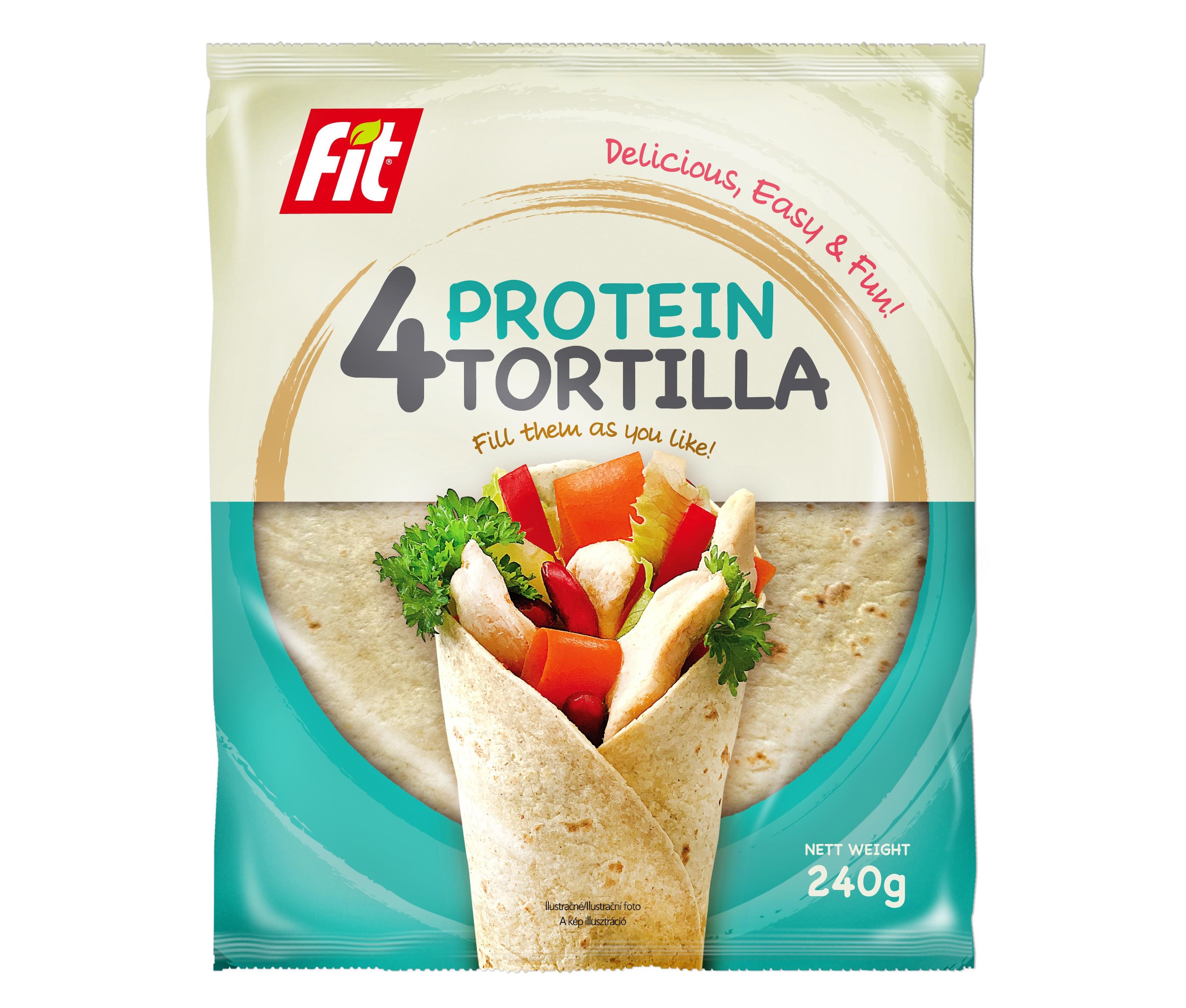 Zdravý svět - FIT Tortila Protein 240g