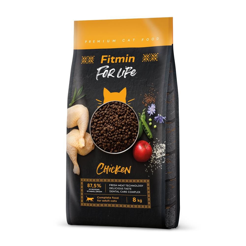 Svět zvířat - Fitmin For Life Adult Chicken krmivo pro kočky 8 kg