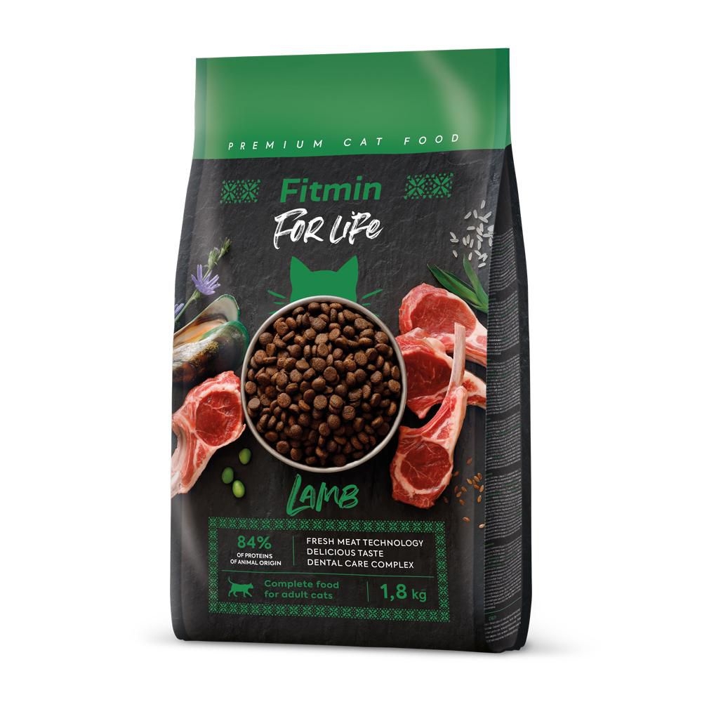 Svět zvířat - Fitmin For Life Adult Lamb krmivo pro kočky 1,8 kg