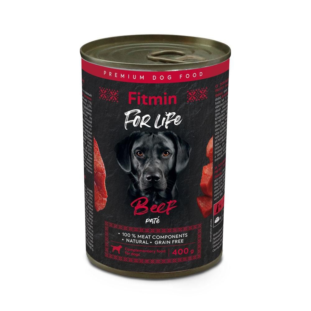Svět zvířat - Fitmin For Life Hovězí konzerva pro psy 400 g