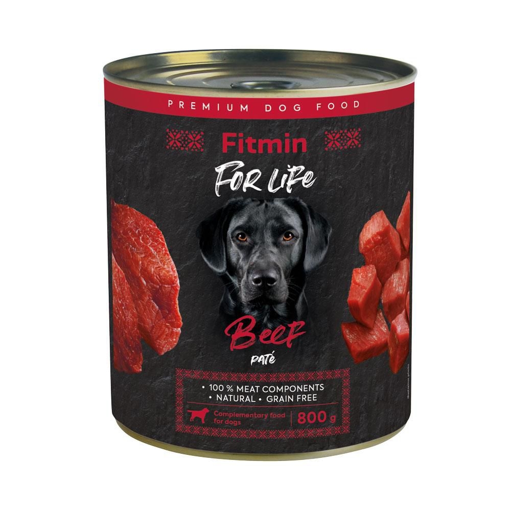 Svět zvířat - Fitmin For Life Hovězí konzerva pro psy 800 g