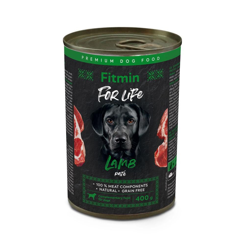 Svět zvířat - Fitmin For Life Jehněčí konzerva pro psy 400 g
