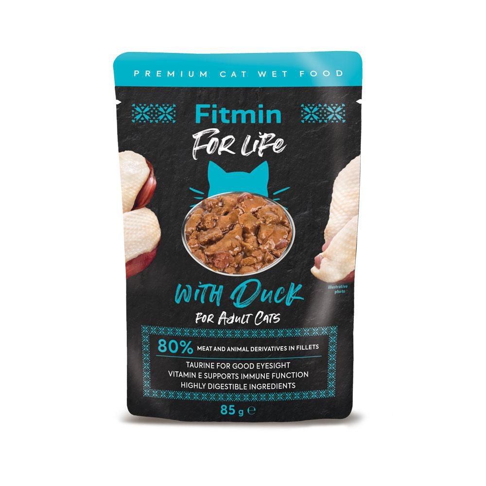 Svět zvířat - Fitmin For Life Kachní kapsička pro kočky 85 g