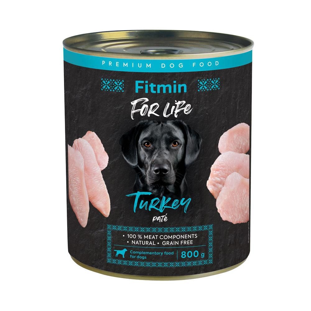 Svět zvířat - Fitmin For Life Krůtí konzerva pro psy 800 g