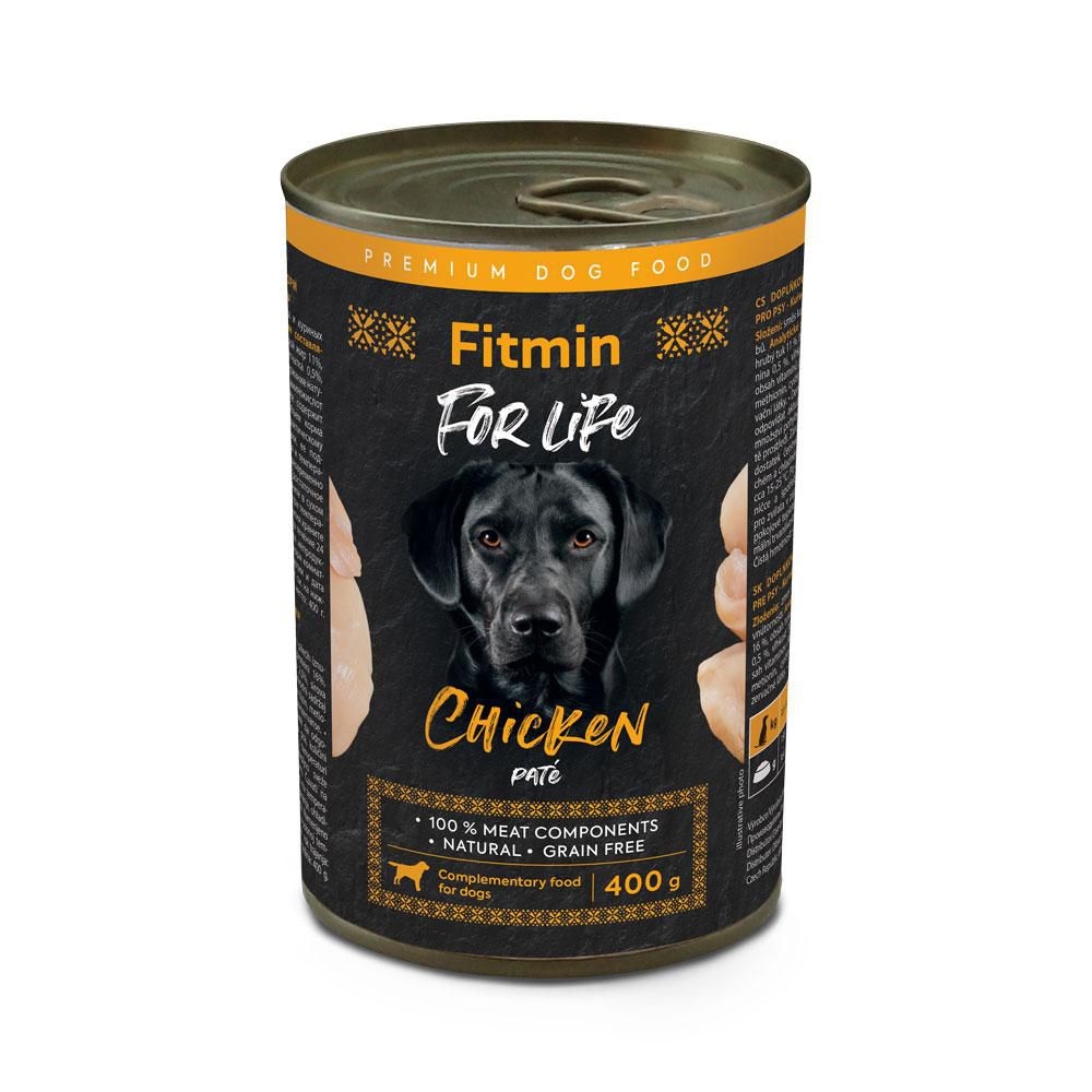 Svět zvířat - Fitmin For Life Kuřecí konzerva pro psy 400 g