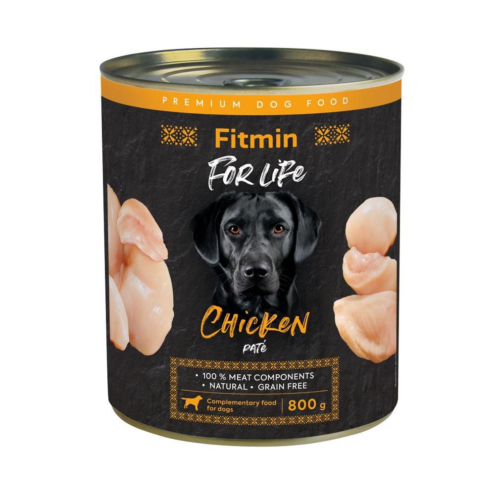 Svět zvířat - Fitmin For Life Kuřecí konzerva pro psy 800 g
