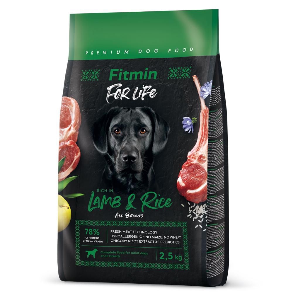 Svět zvířat - Fitmin For Life Lamb & Rice krmivo pro psy 2,5 kg