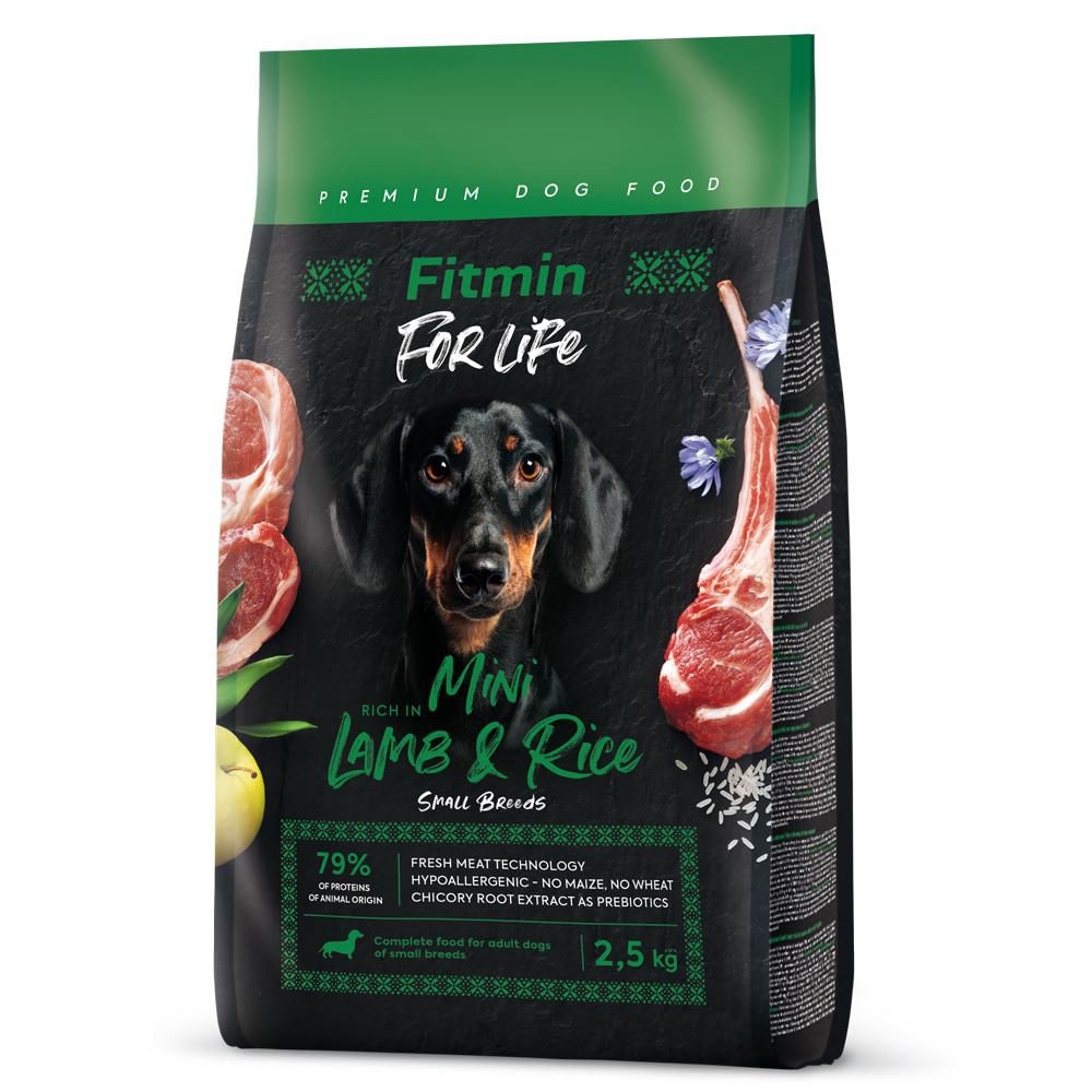 Svět zvířat - Fitmin For Life Lamb & Rice Mini krmivo pro psy 2,5 kg
