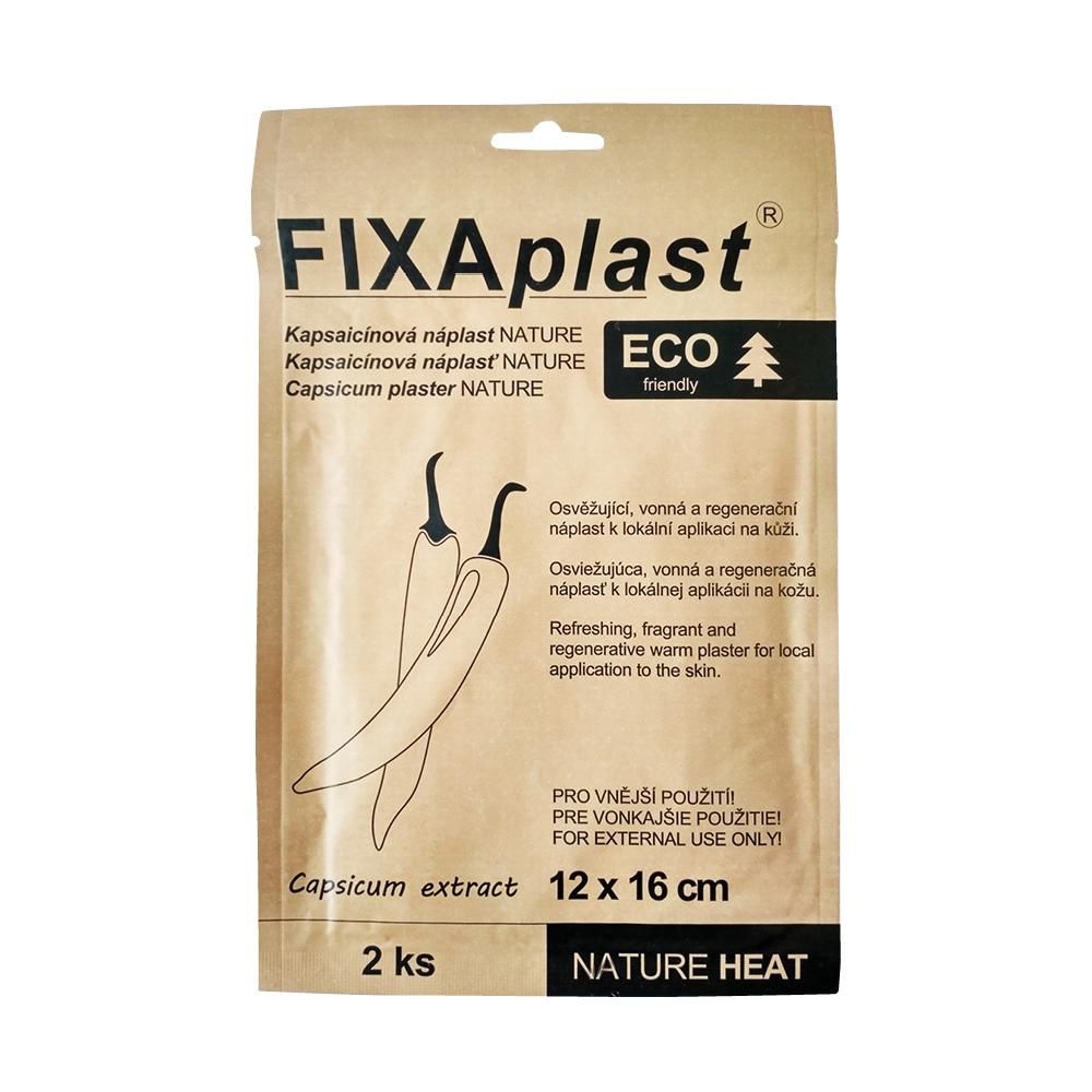 Péče o zdraví - Fixaplast ECO Kapsaicínová hřejivá náplast 2ks