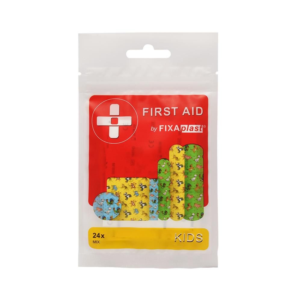 Péče o zdraví - Fixaplast FIRST AID KIDS 24 ks