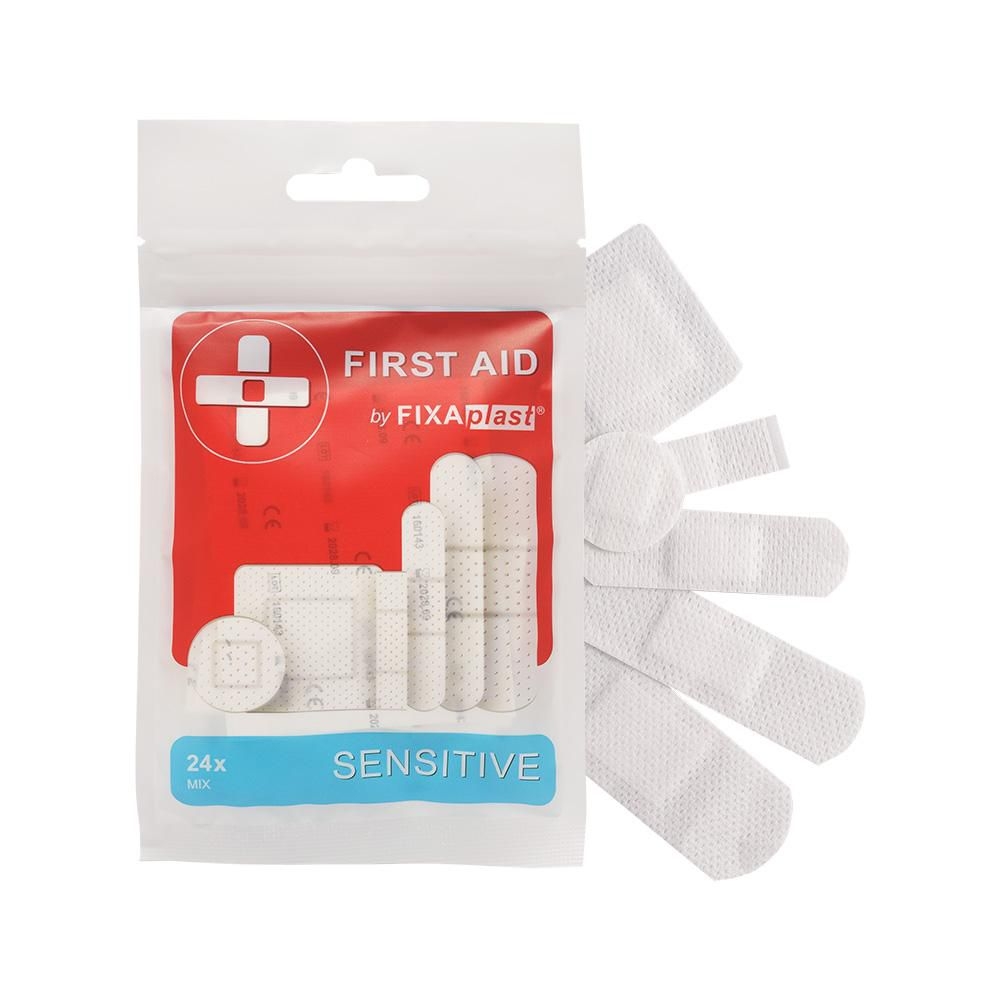 Péče o zdraví - Fixaplast FIRTS AID Sensitive 24 ks