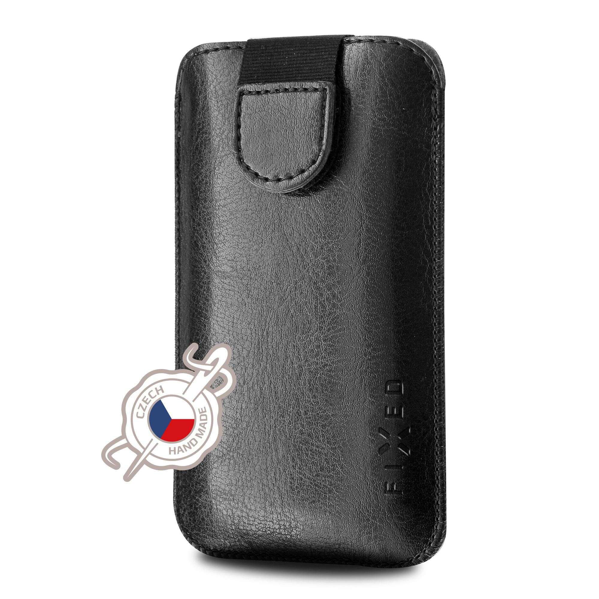 Elektro - Fixed Pouzdro Soft Slim se zavíráním, PU kůže, velikost 6XL+, černé