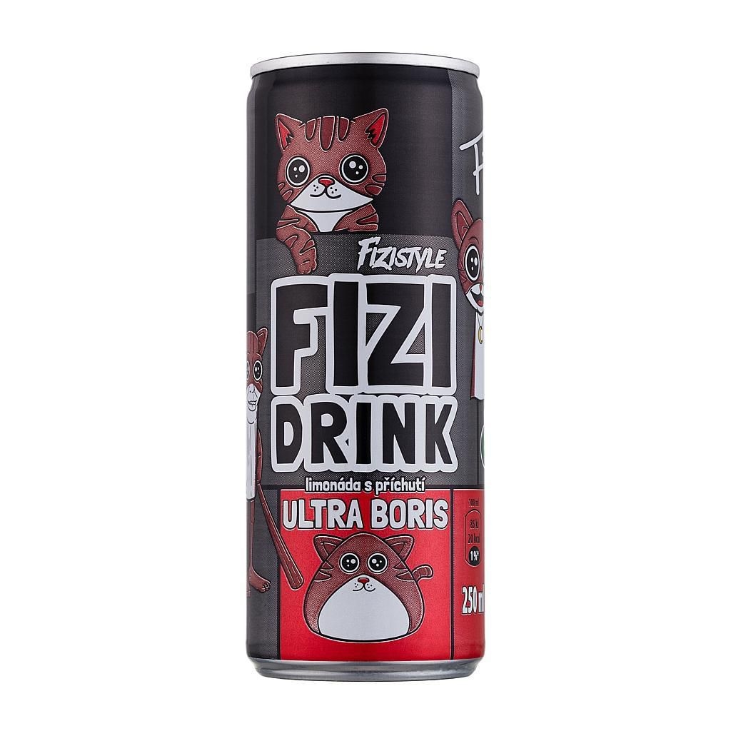 Svět dětí - Fizi Drink Ultra Boris 250 ml