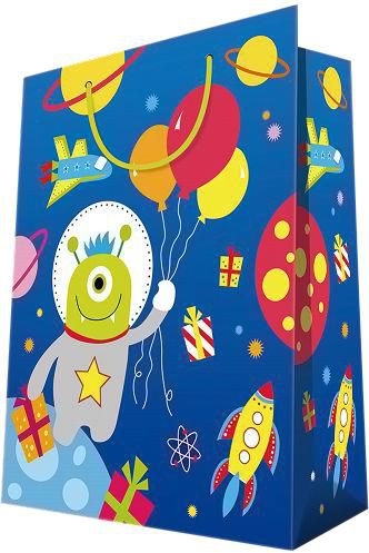 Domácnost a Zahrada - Flexio Dárková taška Kids M kosmonaut