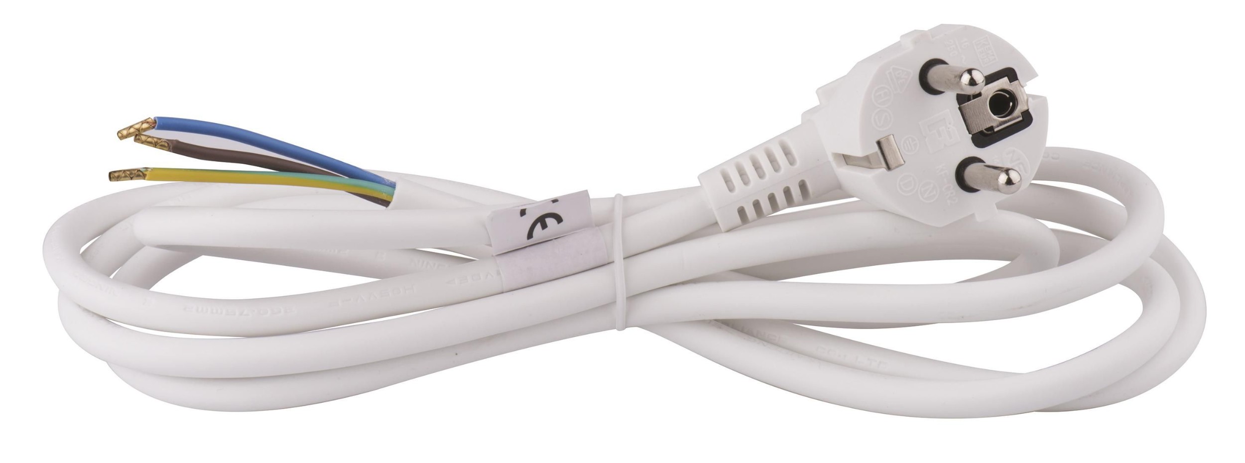 Domácnost a Zahrada - Flexo šňůra bílá PVC 3 x 1,0 mm 2 m