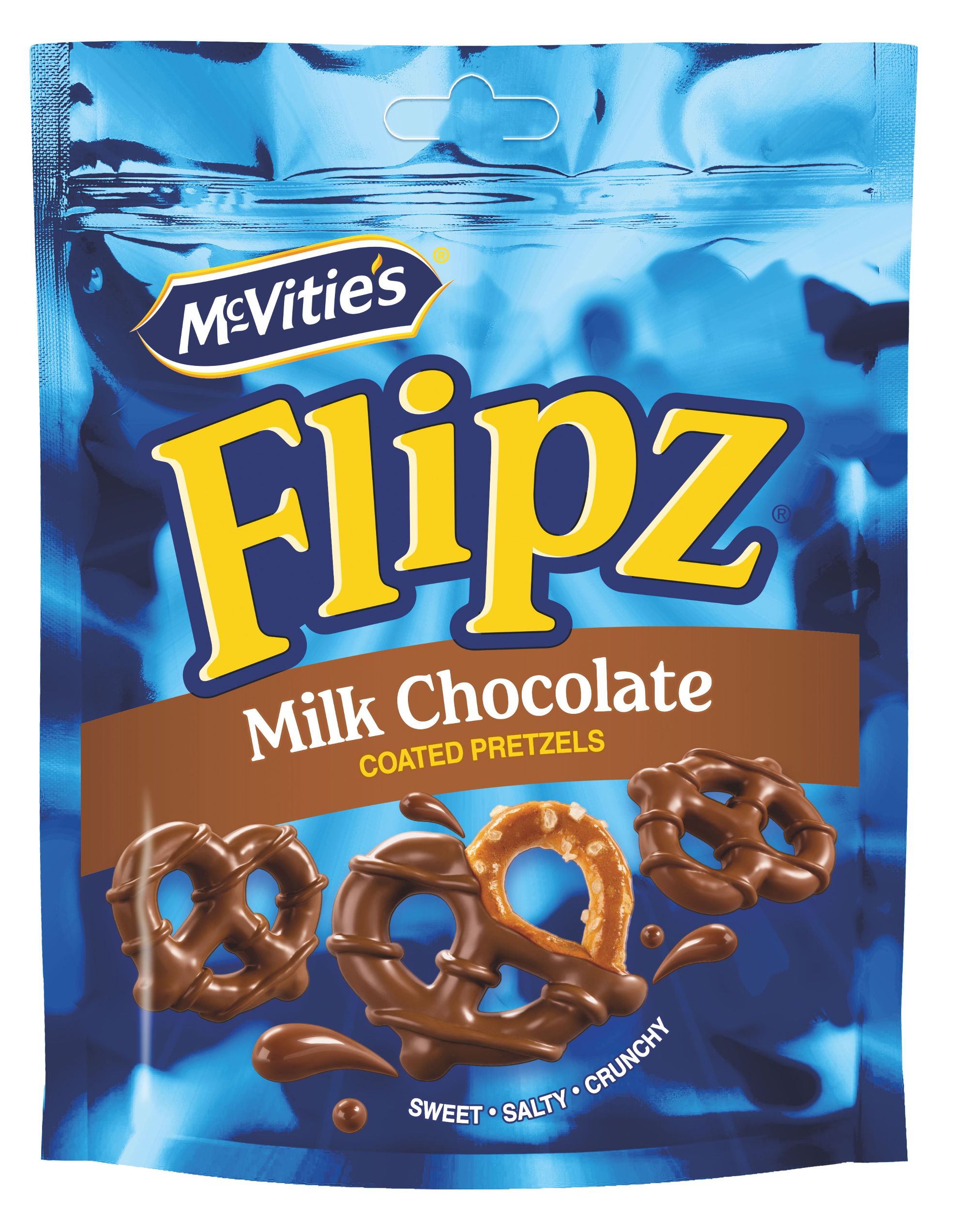 Trvanlivé potraviny - Flipz  Preclíky Milk Chocolate 70g